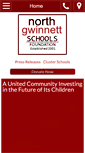 Mobile Screenshot of northgwinnettschoolsfoundation.org
